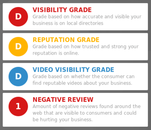 Online Business Reputation Report